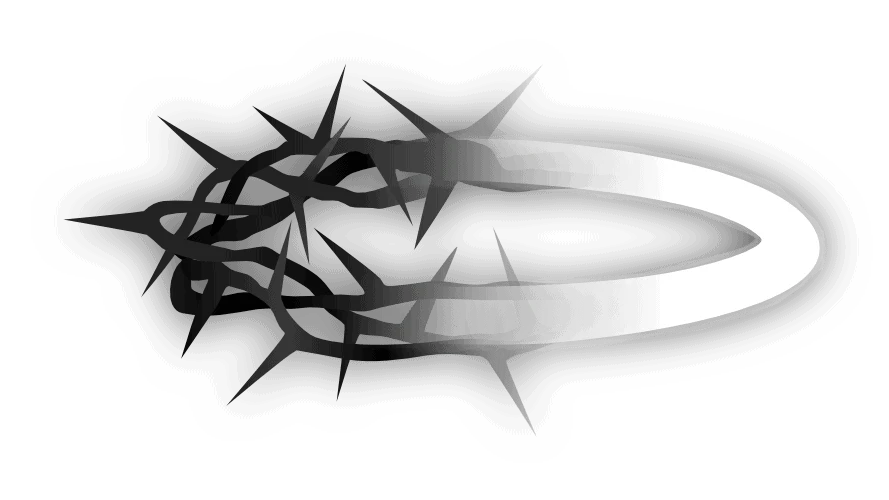 Crown of thorns and redemption crown from The Good News Story